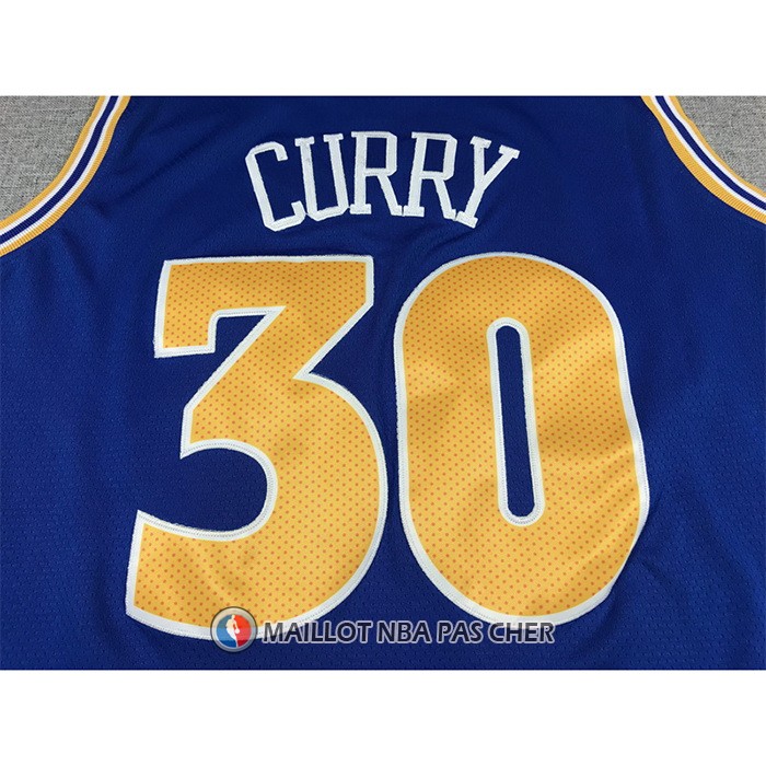 Maillot Golden State Warriors Stephen Curry NO 30 Classic 2022-23 Bleu
